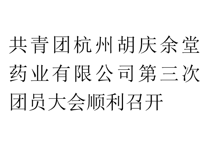 共青团杭州九州酷游药业有限公司第三次团员大会顺利召开